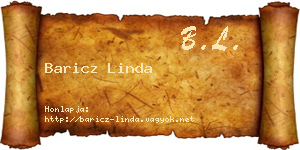 Baricz Linda névjegykártya